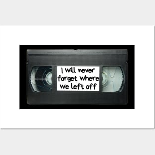 VHS I will never forget Posters and Art